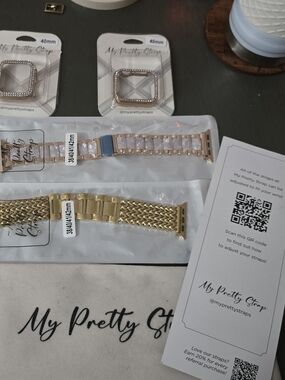 Apple Rose Gold and Gold Interchangeable Watch Bands